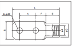 Đầu Cos dạng bản vuông 2 lỗ - Image 2