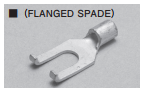 Đầu Cos Y chĩa có gờ chống tuột (Flanged Spade Terminal)