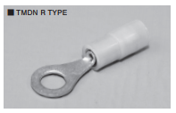 Đầu cos tròn bọc nhựa có ống đồng tăng cường Nichifu dòng TMDN R Type (TMDN 0.3)