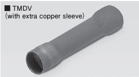 Đầu cos nối thẳng bọc nhựa có ống đồng gia cường NichifuTMDV (with extra copper sleeve)