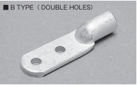 Đầu cos trần 2 lỗ bắt bu-lông Nichifu dòng D…B (DOUBLE HOLES)