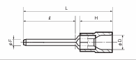 Đầu cos kim tròn bọc nhựa Nichifu dòng TMEX (TMEX TC TYPE) - Image 2