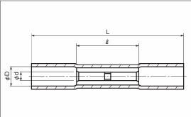 Đầu cos nối thẳng co nhiệt Nichifu BUTT CONNECTORS (SB) - Image 2