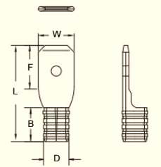Đầu Cos Cắm Đực Cách Điện Toàn Phần Dòng MDN1 (22-16 A.W.G. / 0.5-1.5 mm²)